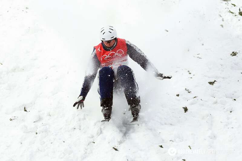 Приземление Александра Абраменко.