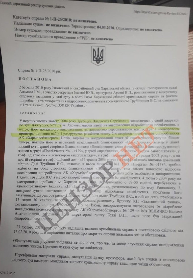 Слугу народа Трубицына ранее судили за подделку документов, - Бутусов 01 dqxikeidqxidqeant