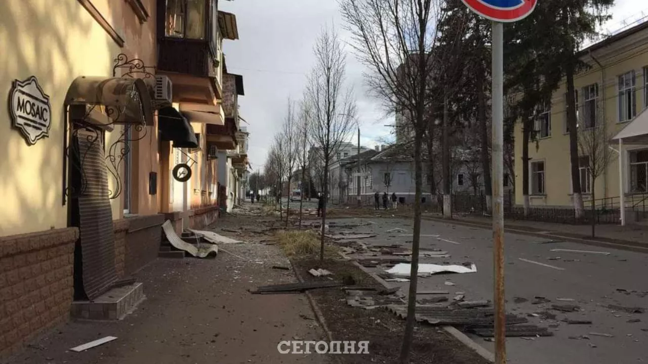 Чернигов после обстрелов. Фото: