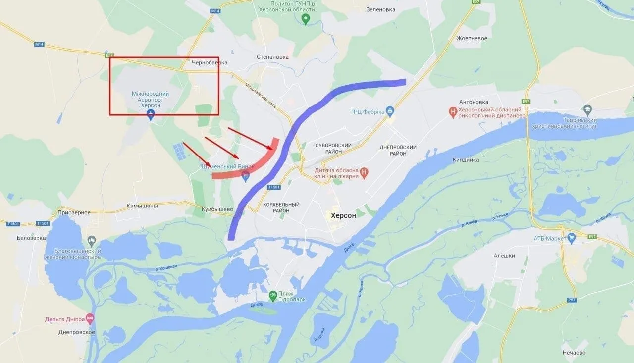 Карта наступления. dqxikeidqxidqrant