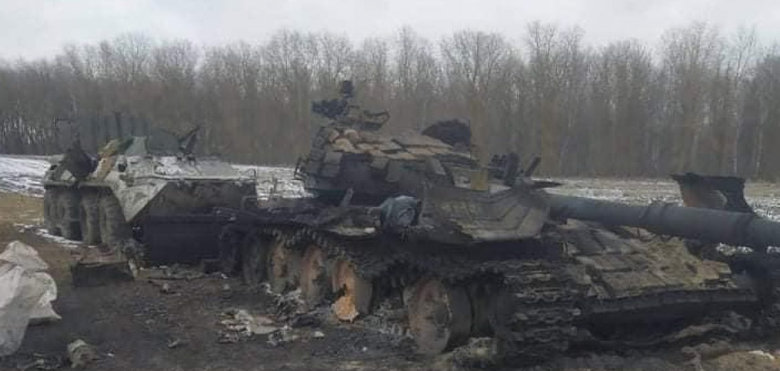 Защитники Украины вдребезги разбили танковую колонну оккупантов в Сумской области, - 93-я ОМБр 09