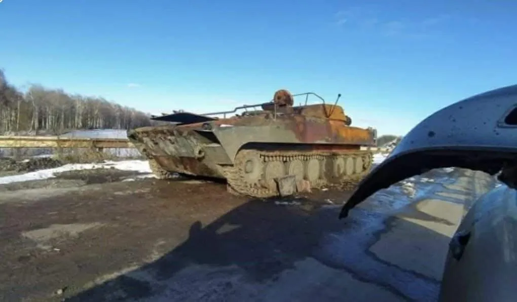 Уничтоженная техника оккупантов. dqxikeidqxidqrant