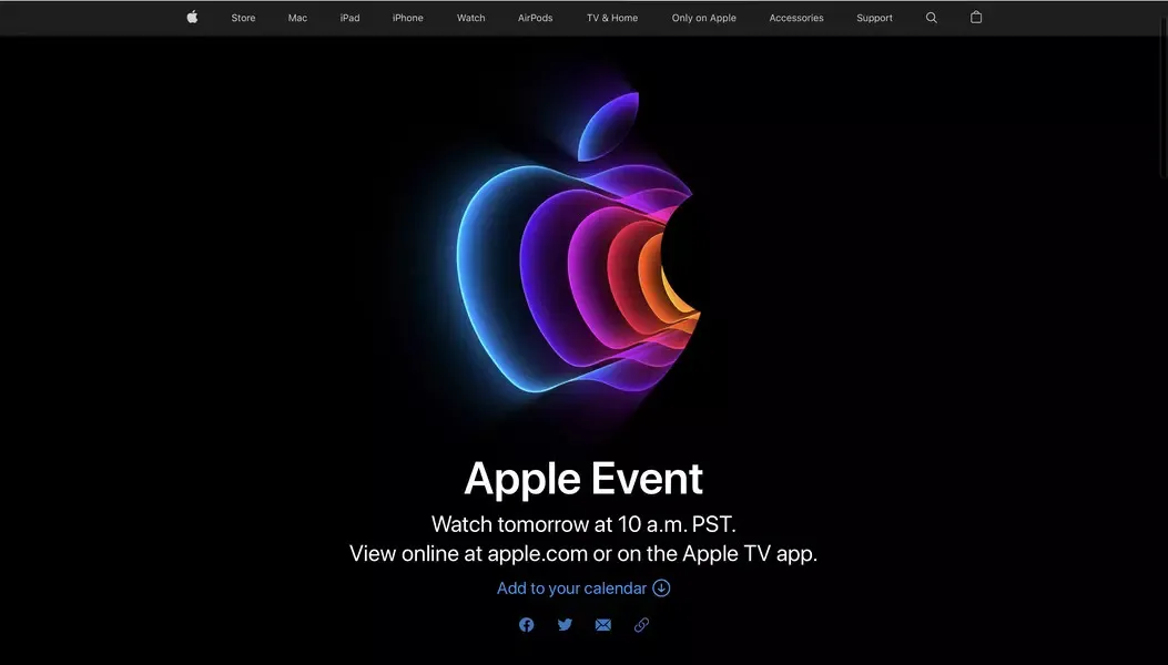 Apple свою первую презентацию в 2022-м закрыл для россиян