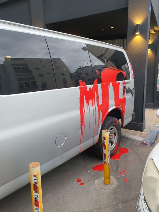 Кровавая "Z": российским дипломатам в Израиле указывают на их место (фото)