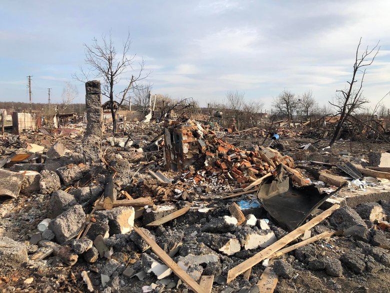 Село Новоселовка под Черниговом практически уничтожено авиаударами оккупантов, - Казанский 04