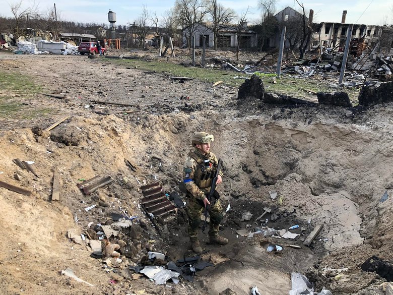 Село Новоселовка под Черниговом практически уничтожено авиаударами оккупантов, - Казанский 06