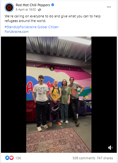 Red Hot Chili Peppers поддержали Украину dqxikeidqxiqzant