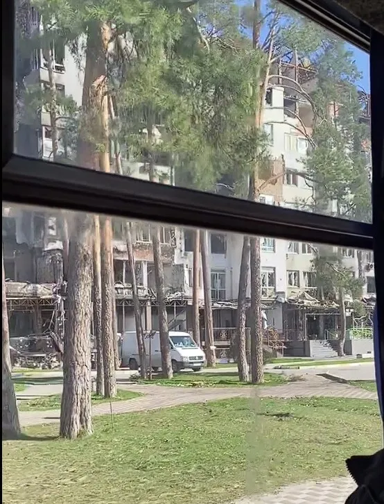 Город восстанавливается после оккупации. dqxikeidqxiqzant