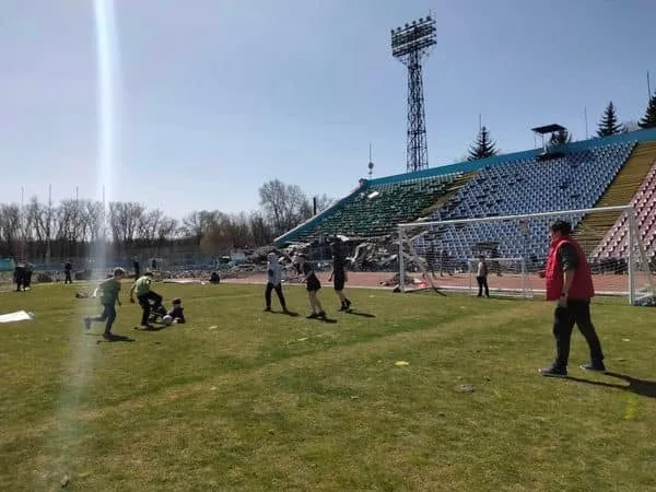 Стадион "Десна" в Чернигове принял первый матч dqxikeidqxidqrant