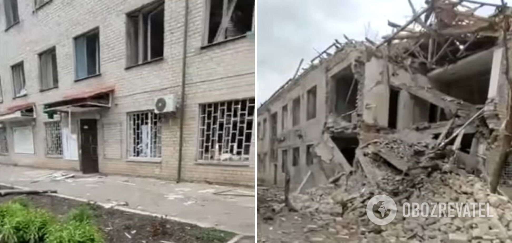 Последствия удара оккупантов по больнице в Баштанке dqxikeidqxidqeant