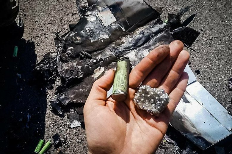 Нацгвардеец сбил российский беспилотник из автомата Калашникова 03