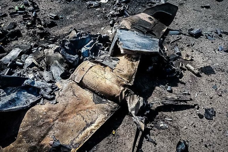 Нацгвардеец сбил российский беспилотник из автомата Калашникова 04