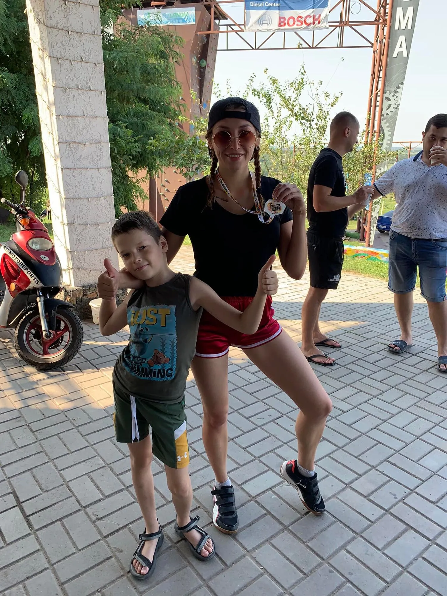 Участвовала в соревнованиях по бегу