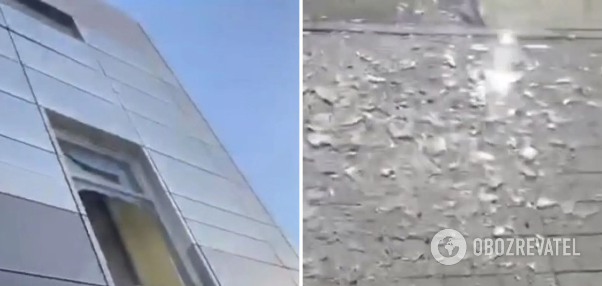 Из-за взрыва в зданиях вокруг вылетели окна