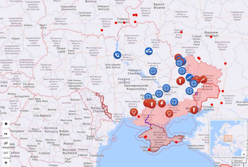 Актуальная карта боевых действий в Украине dqxikeidqxidqrant