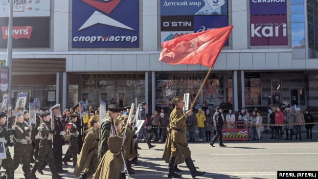 Парад Победы в Архангельске 9 мая 2022