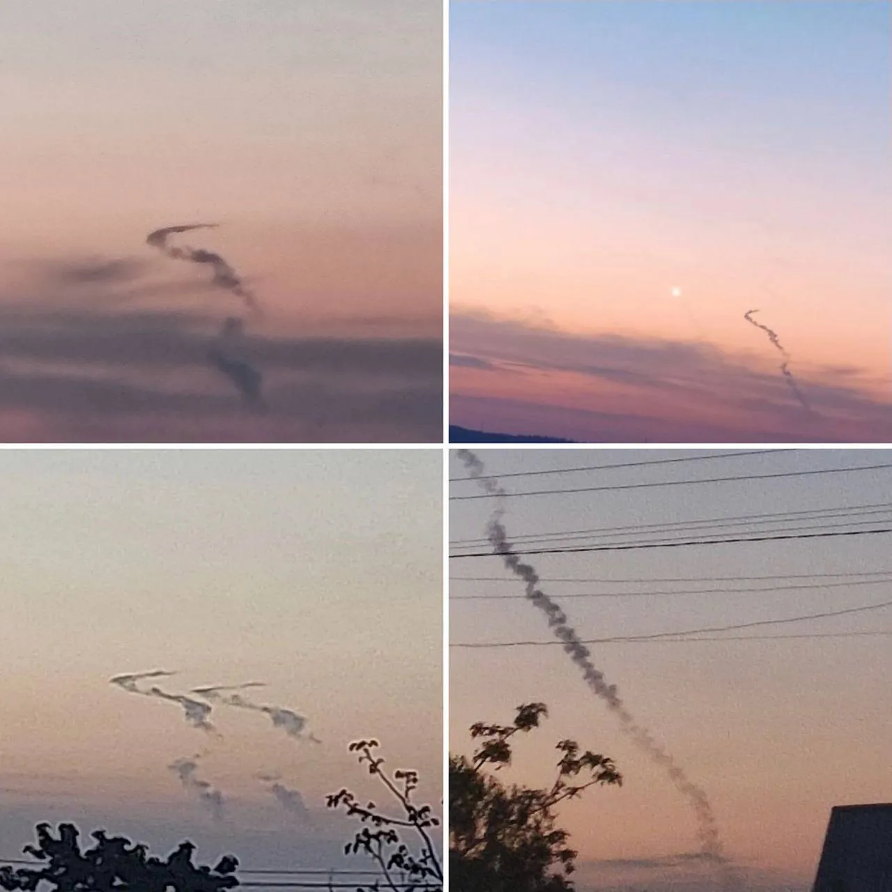 Кадры из Львовщины во время взрывов утром 15 мая dqxikeidqxidqrant