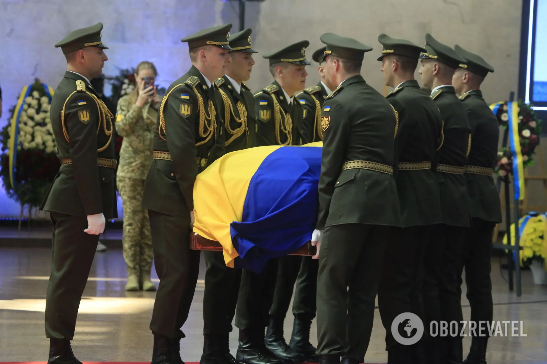 Церемония прощания с Леонидом Кравчуком