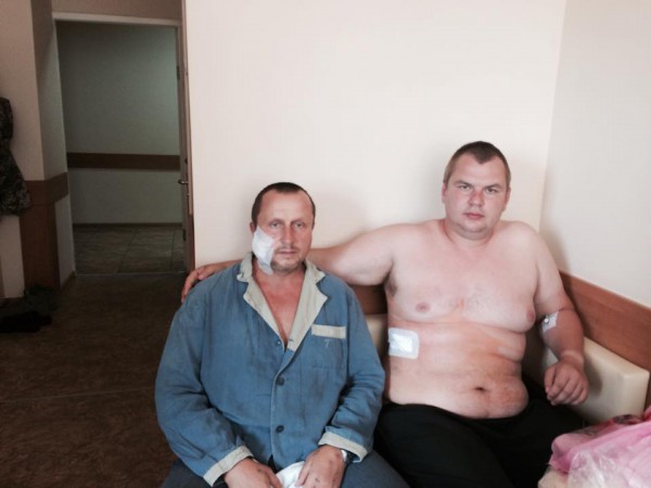 Раненый Булатов в больнице
