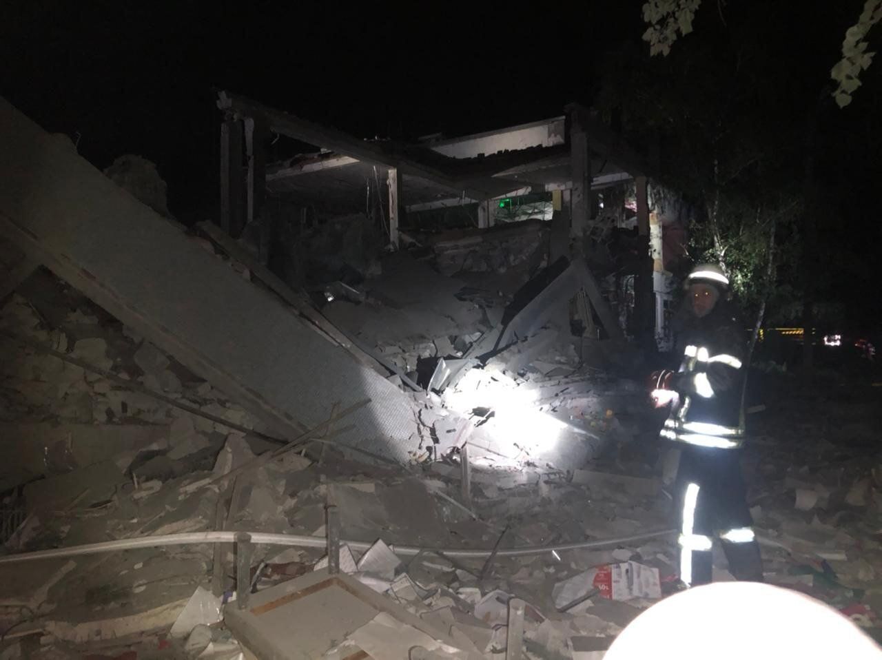 Спасатель на месте ЧП