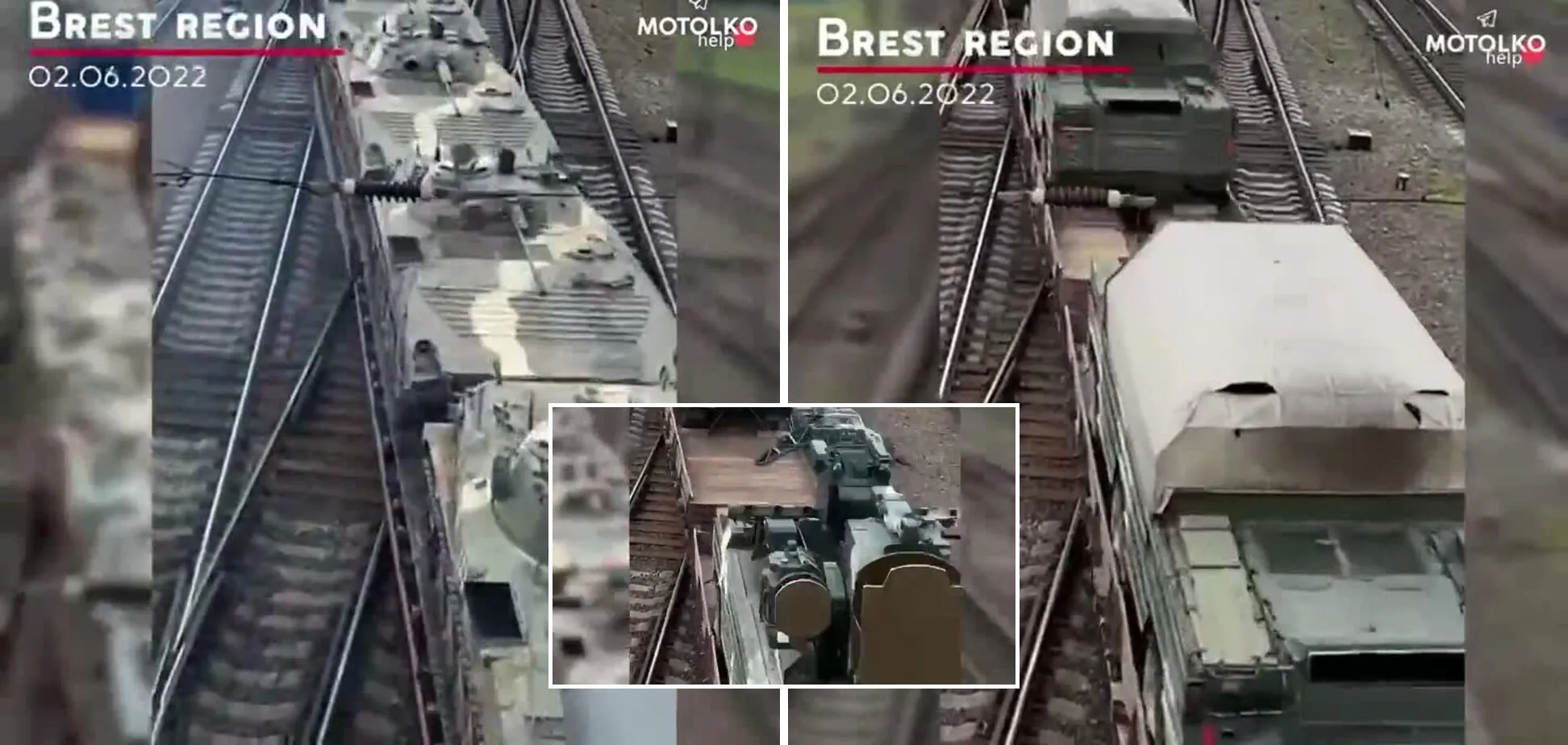 Беларусь стягивает бронетехнику к границе с Украиной: замечен эшелон. Видео dqxikeidqxiqzhant