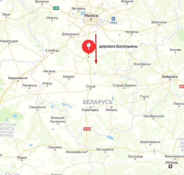 Перемещение военной техники из Минска