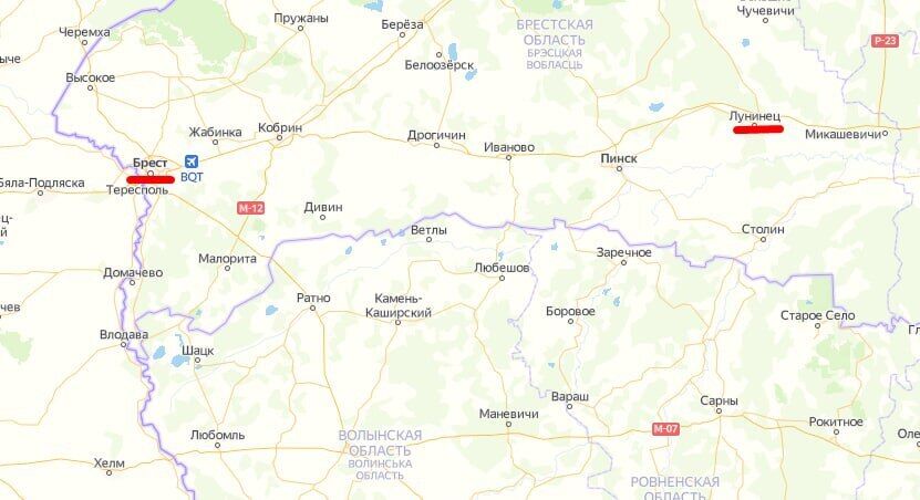 Перемещение техники ВС РБ