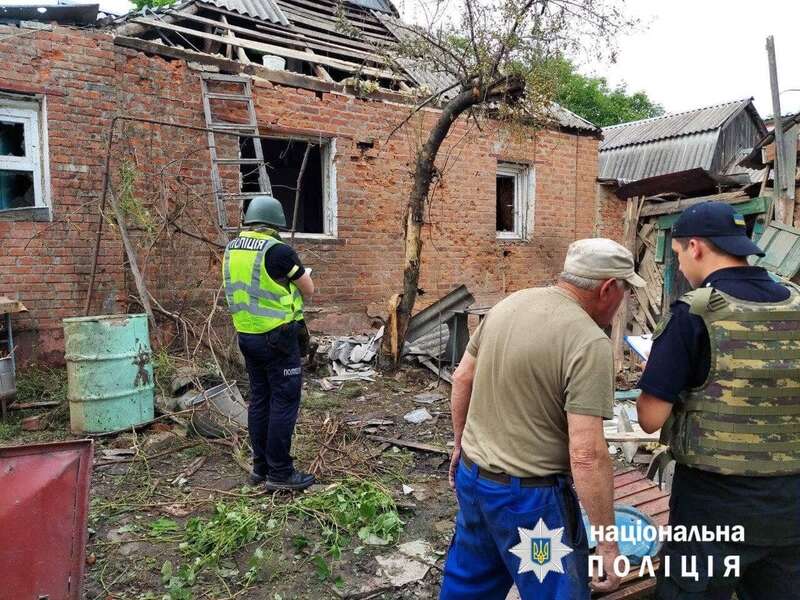 В результате обстрелов РФ разрушены несколько домов dqxikeidqxidqeant