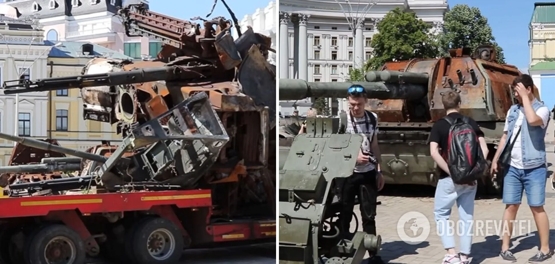 Уничтоженный "Панцирь-С1" оккупантов показали на выставке в Киеве