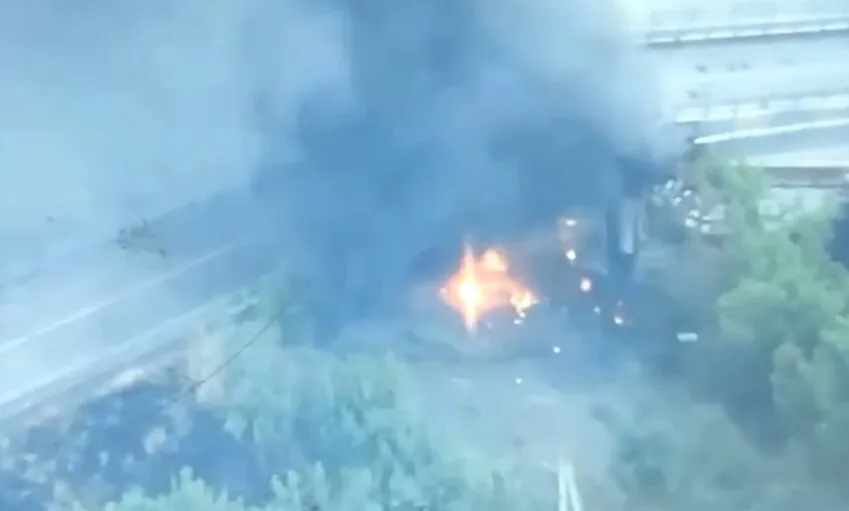 Удар по вражеской позиции был нанесен из 122-мм гаубицы Д-30