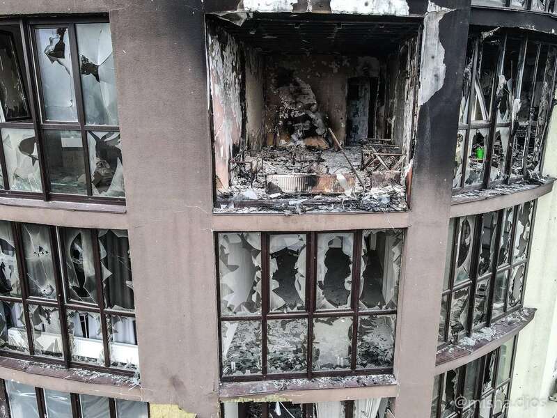 оккупанты специально обстреливали жилую инфраструктуру.