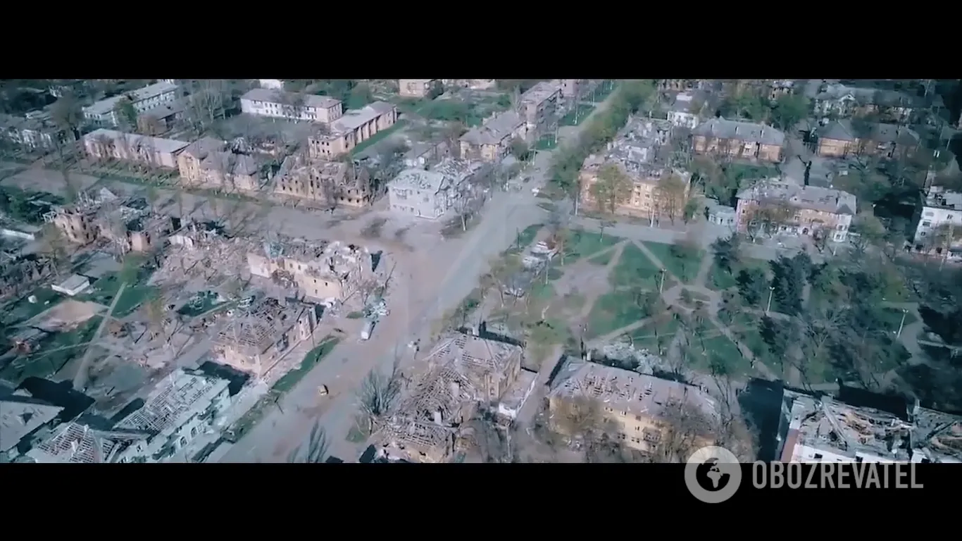 Разрушенный россиянами Мариуполь