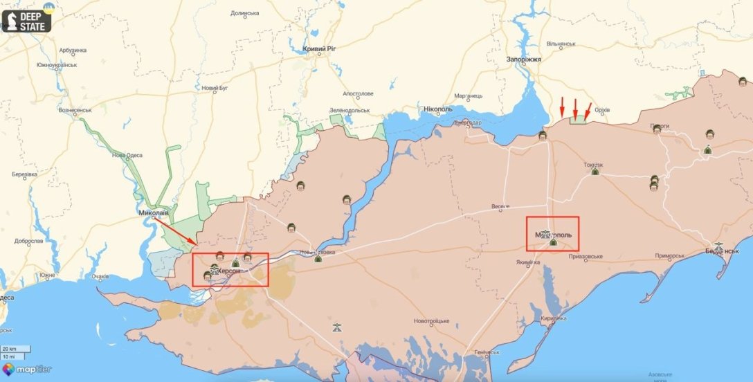 карта расположение сил, карта всу dqxikeidqxidqrant