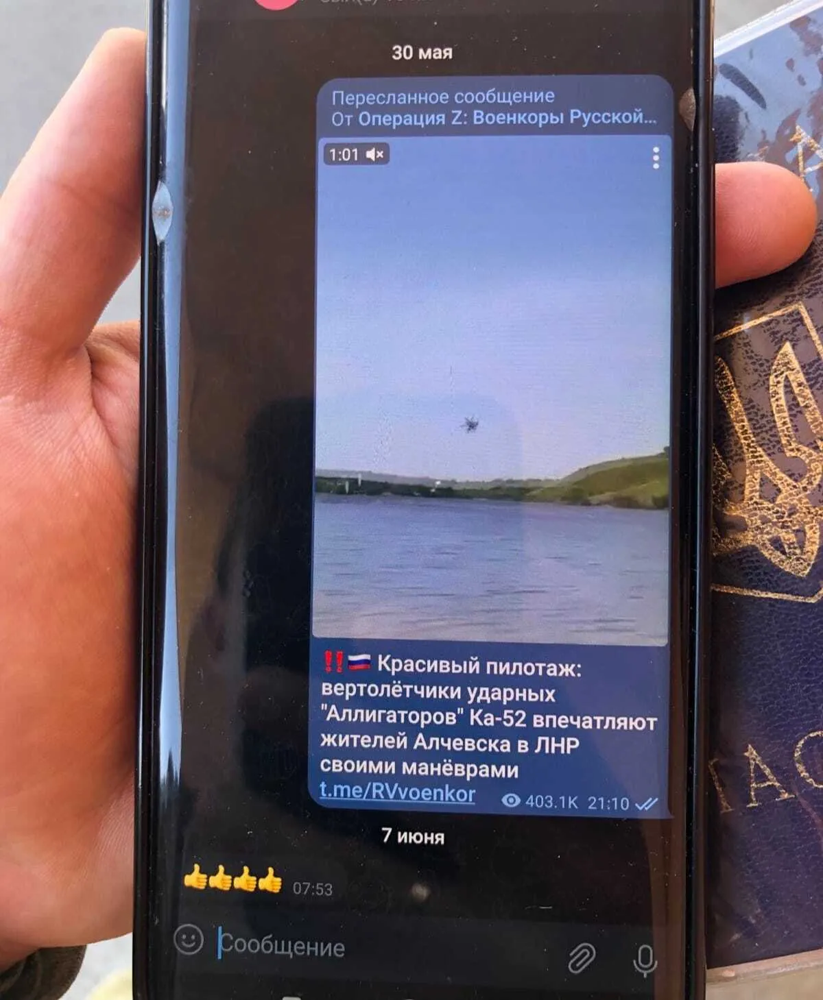 Мужчина был подписан на множество каналов российской пропаганды. dqxikeidqxidqeant