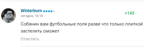 Комментарии болельщиков
