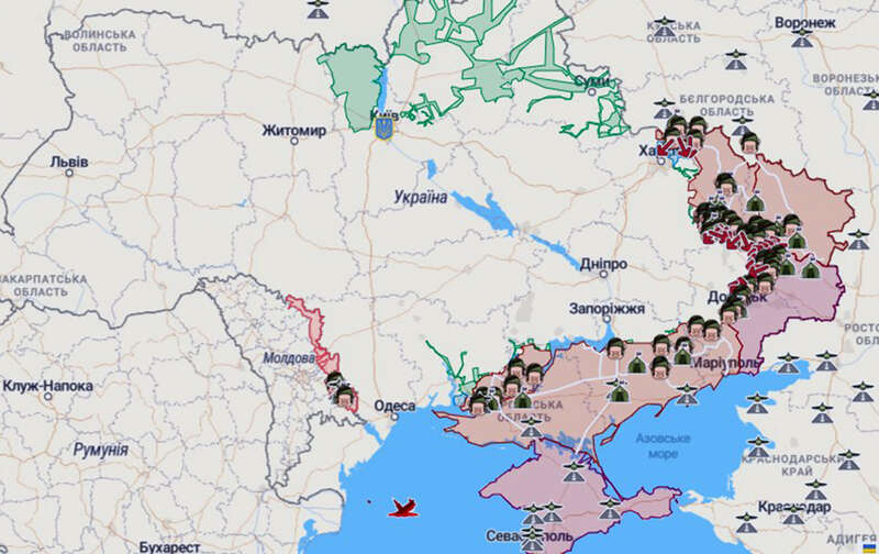 Карта боевых действий на сегодня: какая ситуация на фронте сейчас dqxikeidqxidqrant
