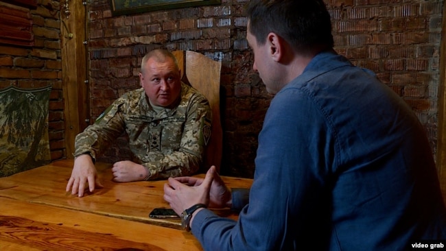 Дмитро Марченко під час інтерв’ю редакції Крим.Реалії, червень 2022