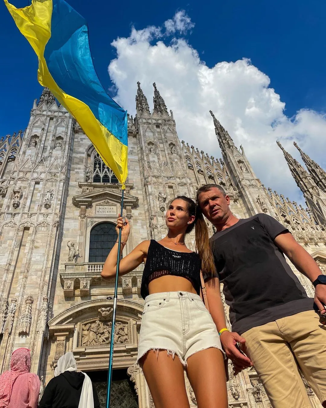 Ребров с женой