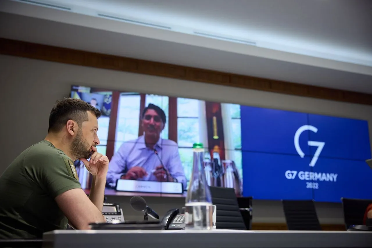 Зеленский выступил на саммите G7 dqxikeidqxidqeant