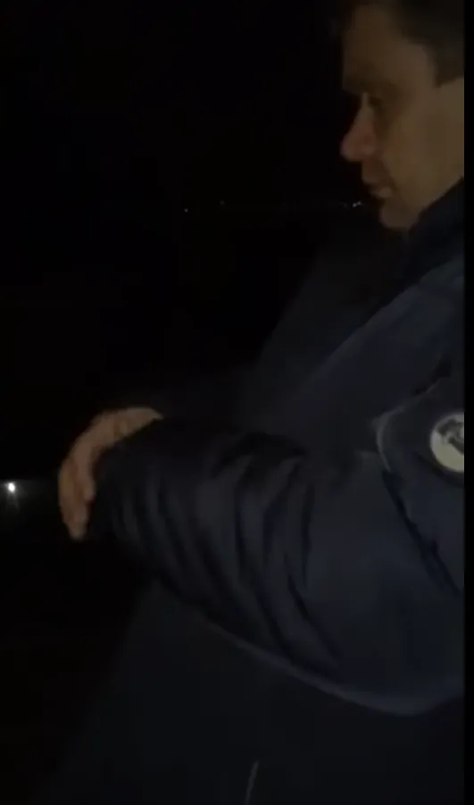 Депутат на месте аварии