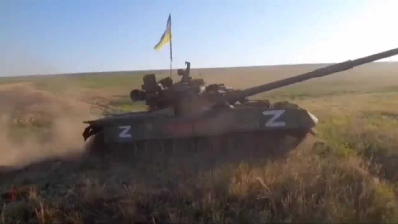 На них установили украинский флаг