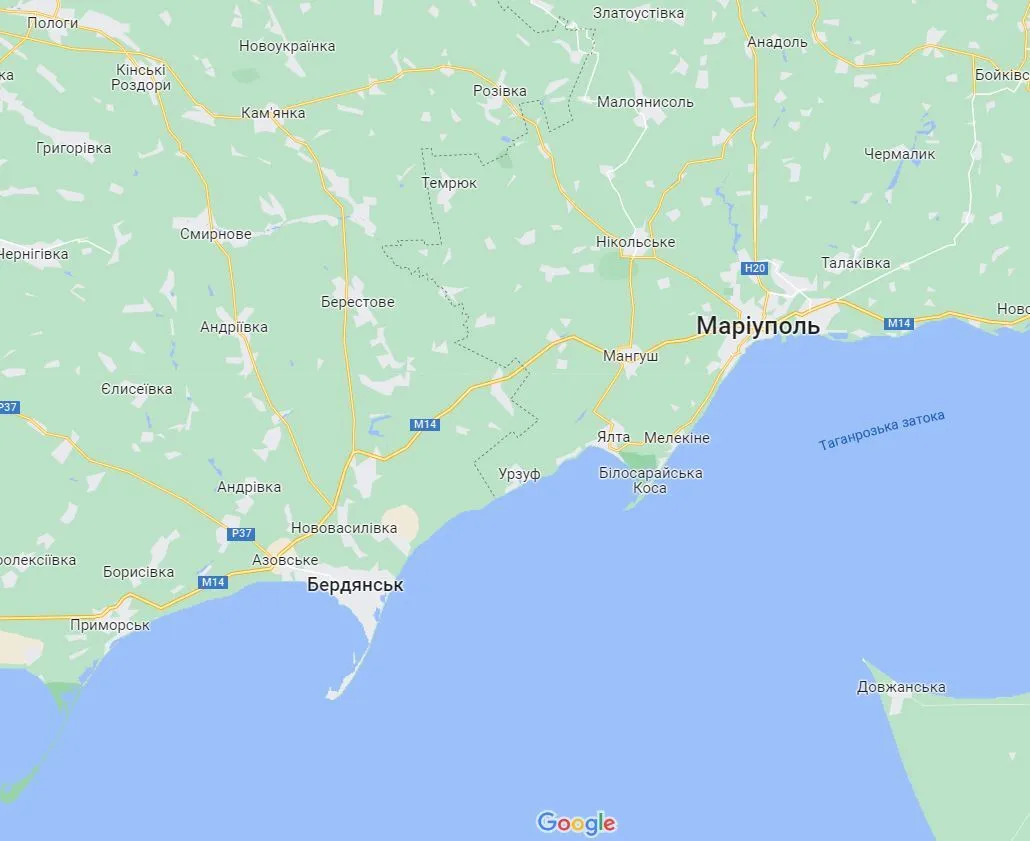 Колонна оккупантов выехала из Мариуполя в сторону Бердянска dqxikeidqxidqrant