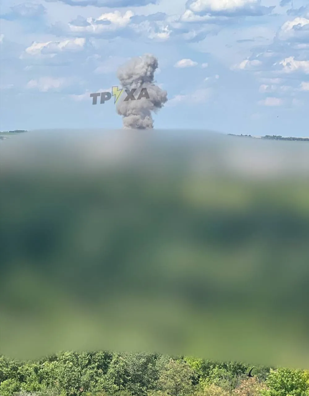 Дым над Запорожьем