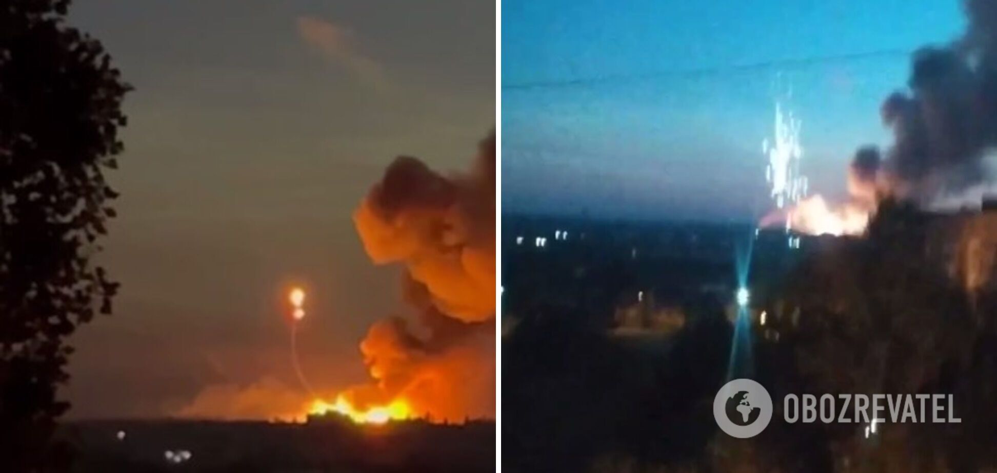 Взрывы на складе оккупантов в Кадиевке 15 июля dqxikeidqxidqrant