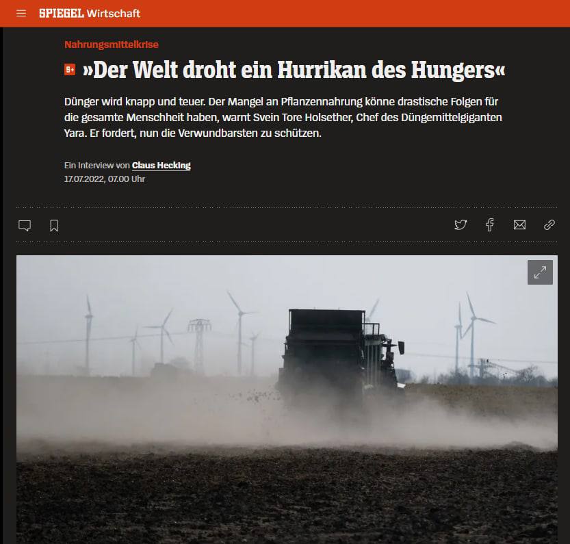 В мире прогнозируют "ураган голода" dqxikeidqxidqrant