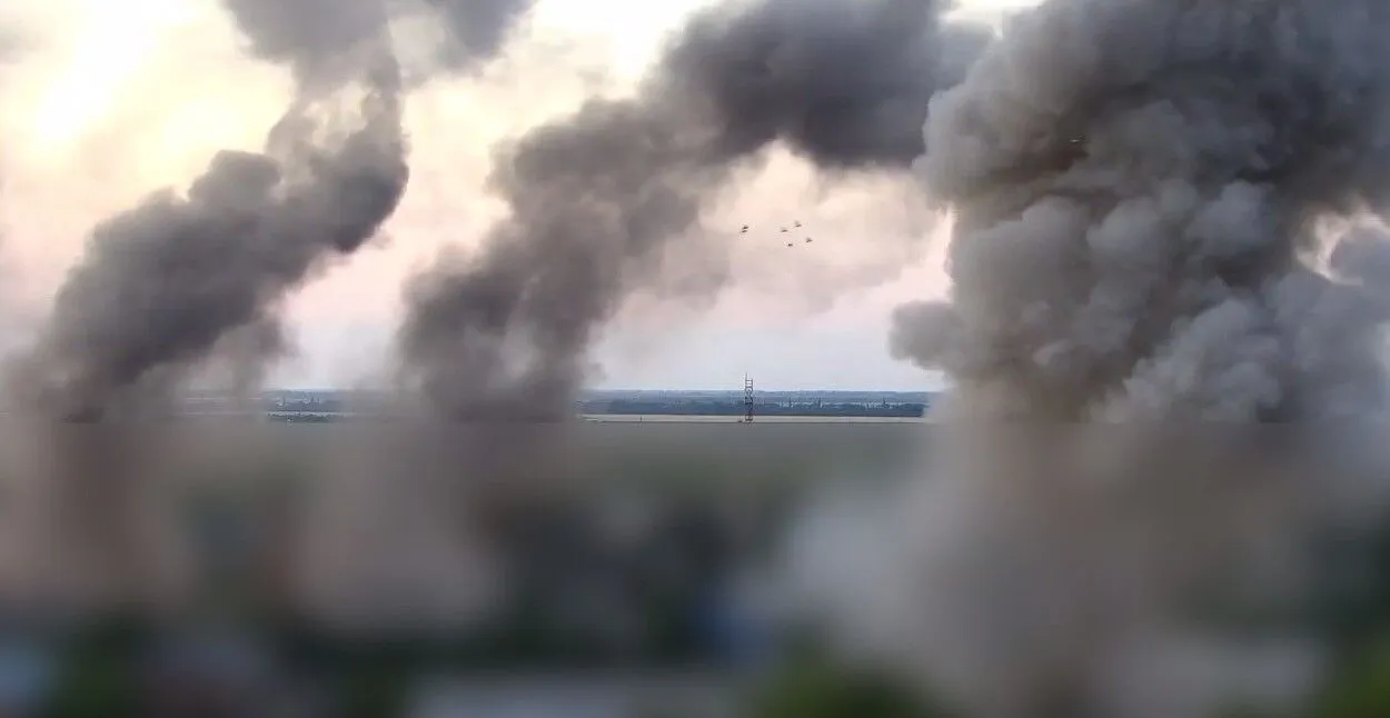 Последствия попадания российских ракет в Николаеве