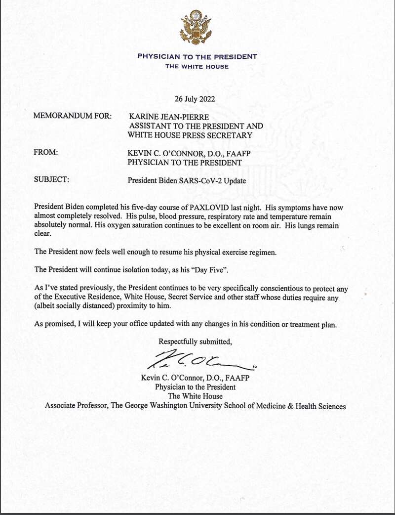 Письмо лечащего врача Байдена dqxikeidqxidqeant