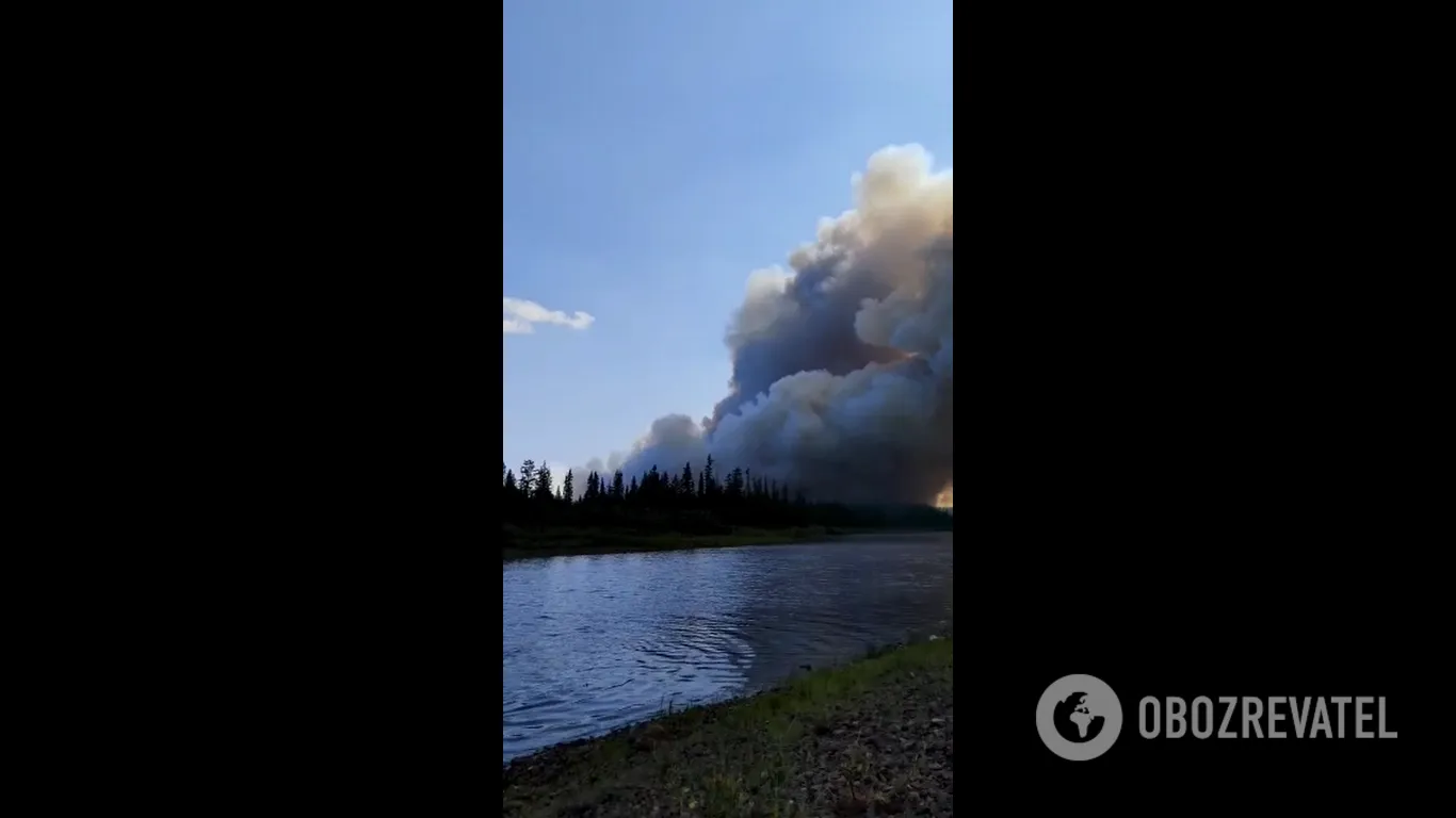 В Якутии бушуют мощные лесные пожары dqxikeidqxidqrant