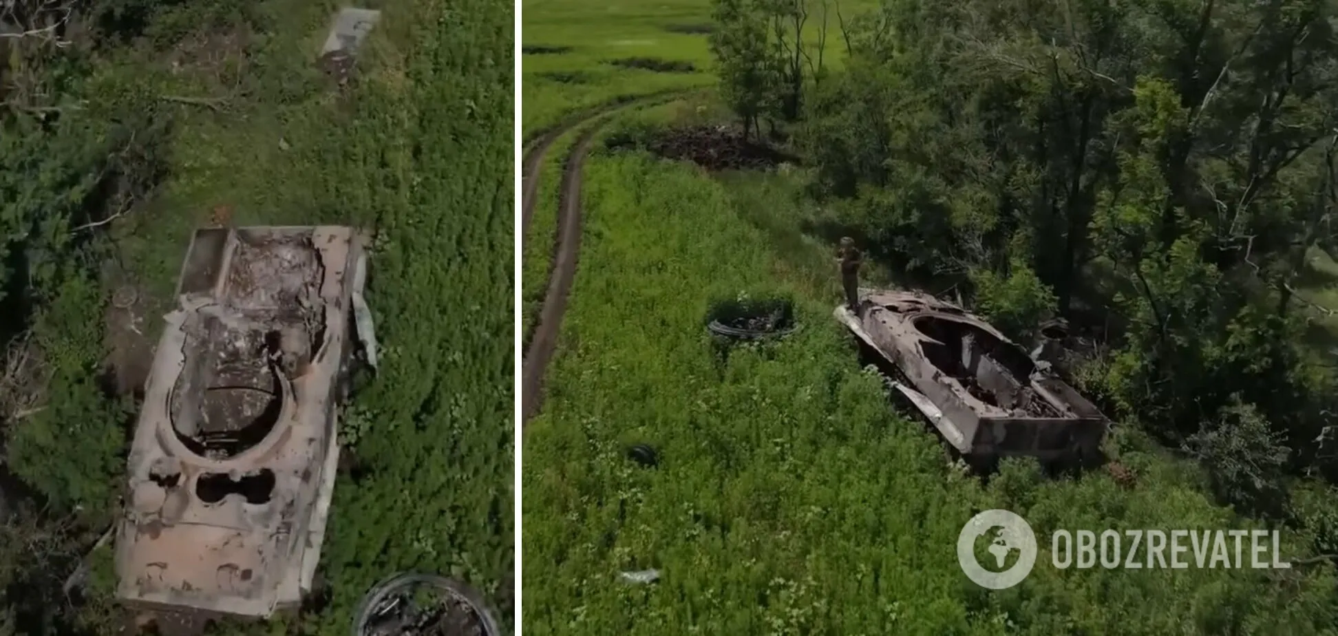 Уничтоженная техника оккупантов под Дибривным dqxikeidqxidqeant