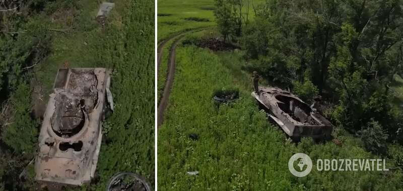 Знищена техніка окупантів під Дібрівним dqxikeidqxidqeant